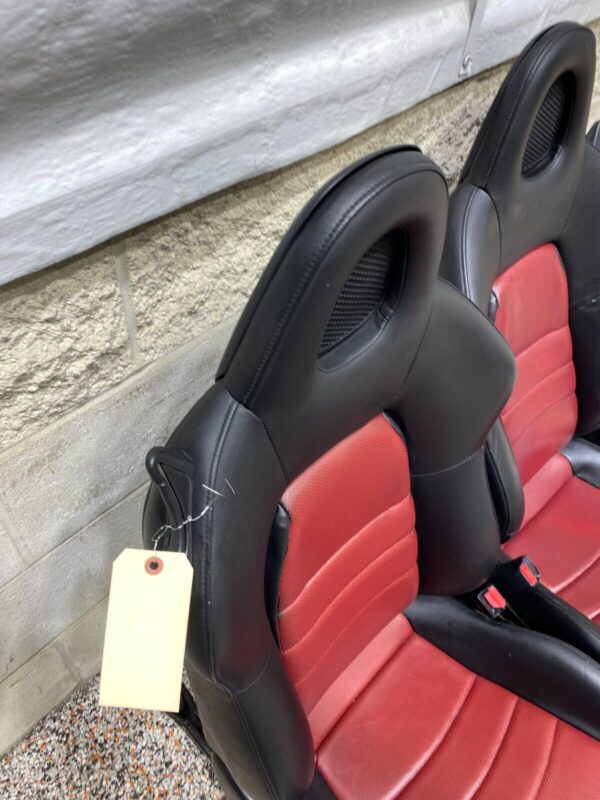 2000 HONDA S2000 AP1 FRONT SEATS PAIR DRIVER PASSENGER - Image 2