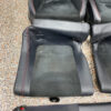 SUBARU BRZ OEM FRONT REAR LEATHER SUEDE SEATS RED BRZ LOGO - Image 12