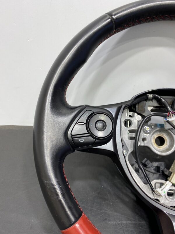 SUBARU BRZ TS OEM STEERING WHEEL RED BOTTOM LEATHER - Image 12
