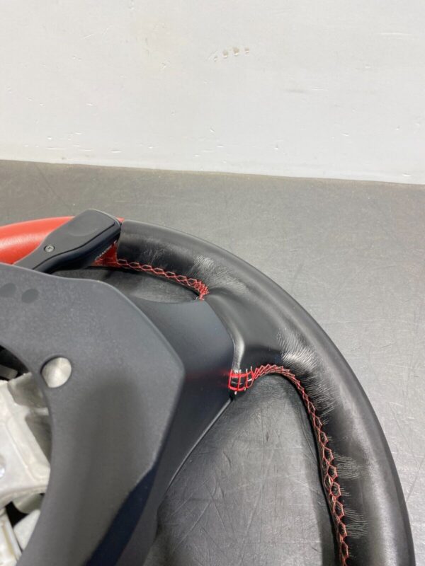 SUBARU BRZ TS OEM STEERING WHEEL RED BOTTOM LEATHER - Image 10