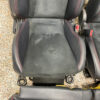 SUBARU BRZ OEM FRONT REAR LEATHER SUEDE SEATS RED BRZ LOGO - Image 9