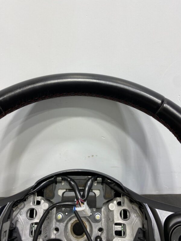 SUBARU BRZ TS OEM STEERING WHEEL RED BOTTOM LEATHER - Image 8