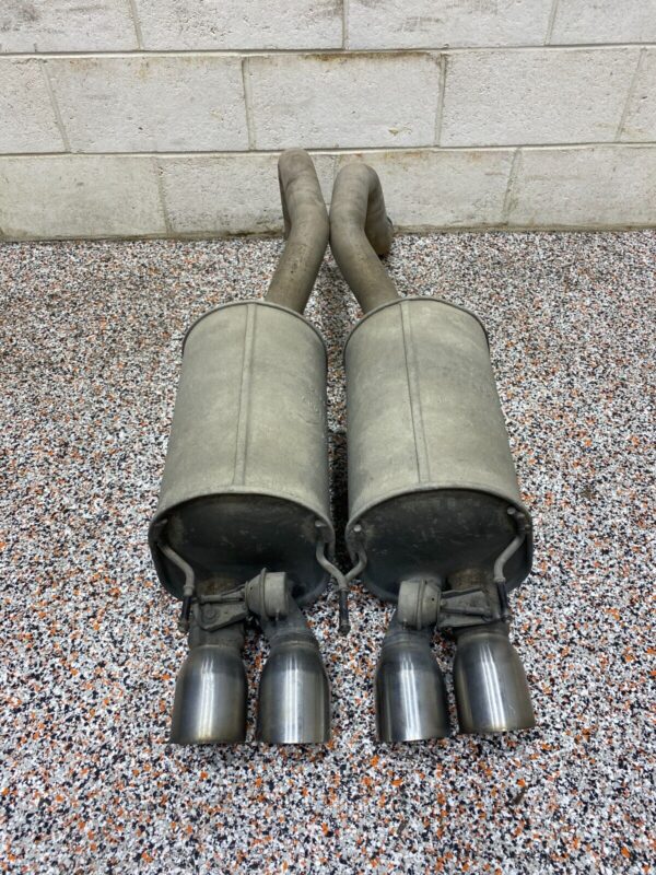 C6 OEM 2.5 INCH NPP MUFFLER PAIR DRIVER PASSENGER