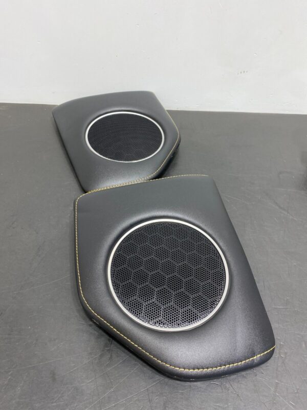 OEM DOOR PANEL SPEAKER COVER YELLOW STITCH(SUBARU BRZ)