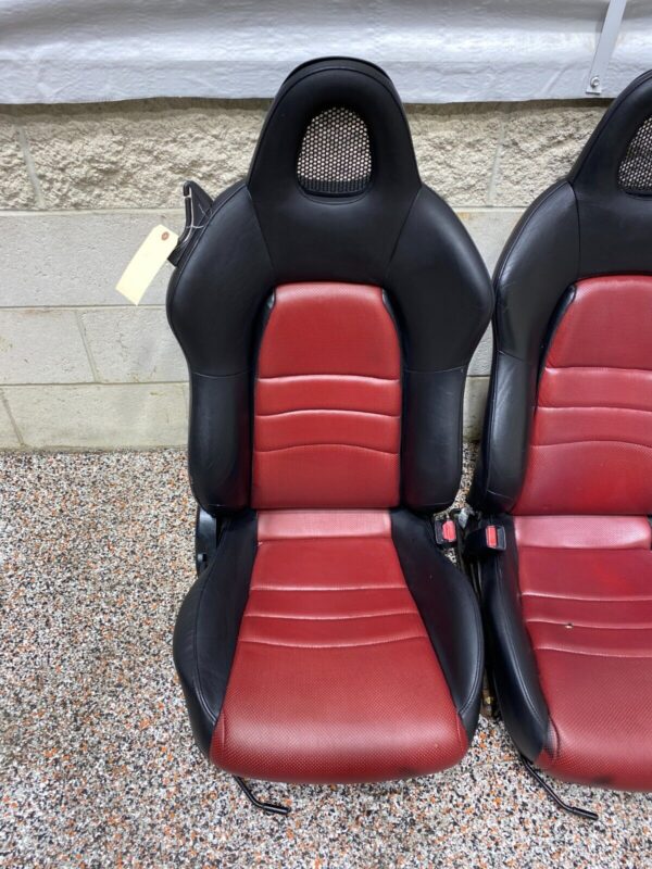 2000 HONDA S2000 AP1 FRONT SEATS PAIR DRIVER PASSENGER - Image 9