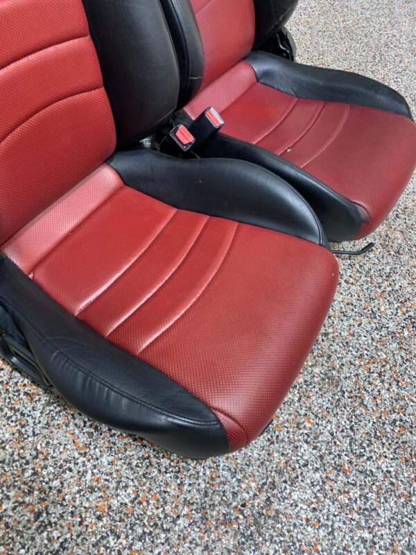 2000 HONDA S2000 AP1 FRONT SEATS PAIR DRIVER PASSENGER - Image 7