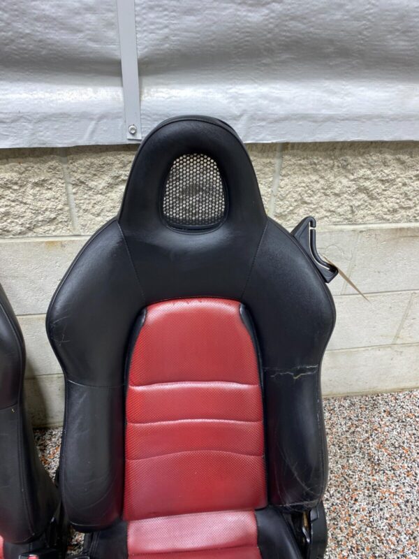 2000 HONDA S2000 AP1 FRONT SEATS PAIR DRIVER PASSENGER - Image 6