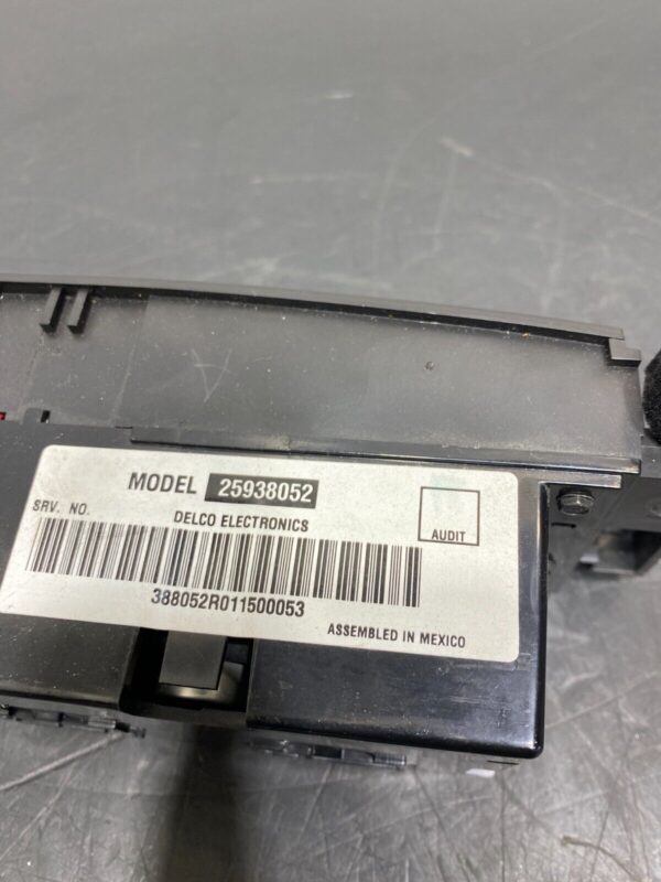 C6 GRANDSPORT OEM HVAC CLIMATE CONTROL UNIT - Image 3